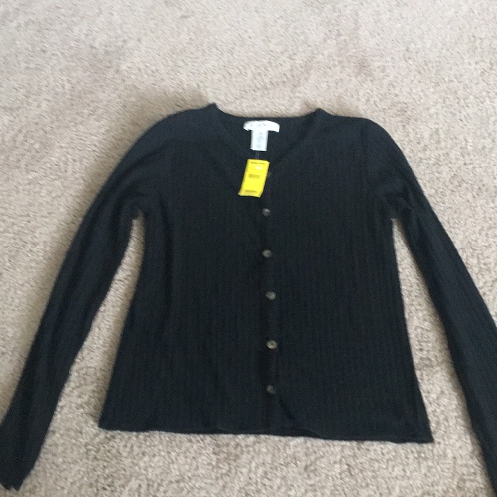 BLACK BUTTON UP LONG SLEEVE